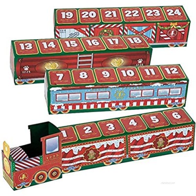 North Pole Advent Train Christmas Advent Calendar for Family Fun 2020 Toy for Boys and Girls
