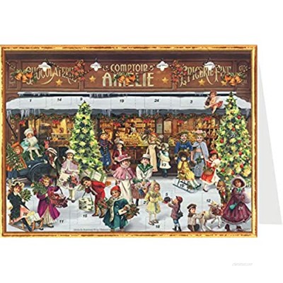Richard Sellmer Verlag Postcard Advent Calendar Victorian Shop