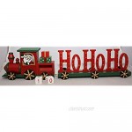 Wooden Christmas Advent Calendar Train With Ho Ho Ho Carriage