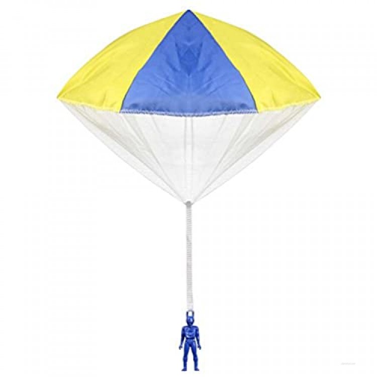Aeromax Original Tangle Free Toy Parachute has no strings to tangle and requires no batteries. Simply toss it high and watch it fly!