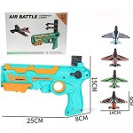 Airplane Toy New Hot Toy Airplane Outdoor Toys for Kids 4 Pcs Glider Foam Plane One-Click Ejection Model Airplane Perfect for Kids Birthday Party
