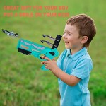 BETTINA Airplane Toys Bubble Catapult Plane Toy Airplane with 4pcs Glider Foam Plane Outdoor Toys Gifts for Kids Ages 3-8