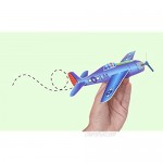 Big Mo's Toys 24 Pack 8 Inch Glider Planes - Birthday Party Favor Plane Great Prize Handout / Giveaway Glider Flying Models Two Dozen