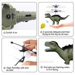 Flying Ball Toys-Controlled Helicopter Toy & RC Helicopter Dinosaur Toys with Mini Remote and Hand Controlled Dragon Dinosaurs Helicopter for Kids Boys Girls Gifts (Green)