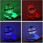 Flying Ball Toys - Flynova Pro Magic Hand Controlled Flying Fidget Spinners Built-in RGB Lights Mini Drones Boomerang Orb UFO Toy Safe for Outside Game -Birthday Gifts for Kids Boys&Girls