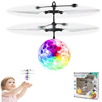 Flying Ball Toys  GALOPAR Rechargeable Ball Drone Light Up RC Toy for Kids Boys Girls Gifts  Infrared Induction Helicopter with Remote Controller for Indoor Games