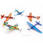 Fun Central AU584 12 Pieces 8 Inch Novelty Glider Planes Toy Glider Planes Assorted Glider Plane Glider Plane Toy Pack for Kids