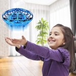 Hand Operated Drone RC Flying Toys Drone for Kids Flying Ball Helicopter Mini Drone Hand Controlled Quadcopter Light Up Flying Toys 360°Rotating Helicopter Outdoor Toys Gifts for Boys and Girls