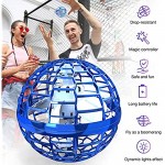 Hawiton Flynova Pro Flying Toys Flying Ball Spinner Hand Operated Drone for Kids - Flying Boomerang Spinner with Endless Tricks 360°Rotating & LED Lights Helicopter Stress Relief Toys for Boys Gift