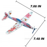 Kissdream 30 Pack 8 Inch Glider Planes - Birthday Party Favor Plane Great Prize Handout/Giveaway Glider Flying Models.