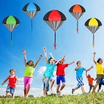 Lohoee Parachute Toy Tangle Free Throwing Toy Parachute Figures Hand Throw Soldiers Parachute Play Flying Outdoor Toys for Girls or Boys(12Pcs)