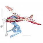 PLAYSTEAM Rubber Band Aeroplane High Wing STEM Kit