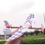 TOYANDONA 3pcs Rubber Band Powered Aircraft Airplane Model Indoor Outdoor Toys for Kids Children (Random Pattern)