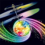 ZGWJ Flying Ball Toys RC Toys Rechargeable Light Up Ball Drone Hand Control Induction Helicopter with Remote Controll for Boys Girls Indoor Outdoor Games