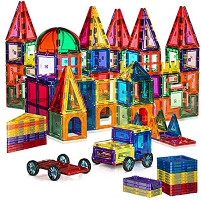 120 PCS 3D Magnetic Blocks Magnetic Tiles - Magnet Building Tiles | Magnetic Tiles Toy Building Sets | Magnetic Building Blocks | Kids Magnet Toys For Kids | Magnetic Tiles For Kids | Magna t Blocks