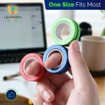 6 PCS Magnetic Ring Toy New 2020 Finger Spinner Magnetic Rings Fidget Toy