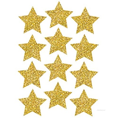 ASHLEY PRODUCTIONS Sparkle Stars Die-Cut Magnets  Gold  3"  ASH30400