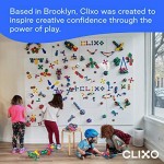 Clixo Crew 30 Piece Pack - The Flexible Durable Imagination-Boosting Magnetic Building Toy- Modern Modular Designs for Hours of STEM Play. A Multi-Sensory Magnet Toy Experience Anywhere! Ages 4-8