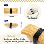 flavorbox（フレーバーボックス） Sushi Magnet (1 Pack: Egg) Realistic Food replicas Made by The Experts/A Great Gift for People who Like Sushi and Novelty/for refrigerators whiteboards/ 20 Kinds in Total