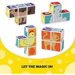 Geomag Magnetic Toys | Magnets for Kids | STEM-endorsed Educational Building Cube Set for Creativity & Learning Fun | Swiss-Made | Age1.5+ Animal Friends