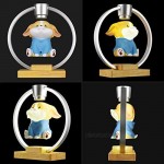 Magnetic Levitation Moon Light Floating Cute Toy Puppy for Desk Decoration with LED Lights Magnetic Levitation Floating Night LED Lamp Three Light Modes