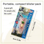 Sushi Magnet (1 pack: Horse Mackerel) Realistic food replicas made by the experts/ A great gift for people who like sushi and novelty/ For refrigerators whiteboards/ 20 kinds in total