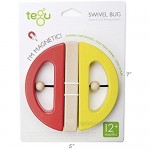 Tegu Swivel Bug Magnetic Building Block Set Poppy & Yellow Big Top one size