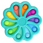 4 Pack Mini Portable Dimple Digit Perfect for Traveling Ultimate Value Flower dimple Fidget Toys Durable ABS Plastic and Silicone Flower Fidget Dimple Fidget Toy Assorted Colors