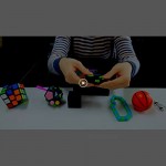 8 Pcs Sensory Fidget Toys Set for Kids Girls- Stress Reducer Anxiety Relief Toys for Focus & Calm Include 12 Side Fidget Toy Infinity Cube Fidget Pad Cube Flippy Chain Stress Ball Handheld Toy