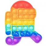 BINGLALA 4 Pcs Pop Push tie dye Bubble Sensory Fidget Toy Autism Special Needs Stress Reliever for Kids & Adults