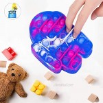 BINGLALA Among US Push Pop Bubble Fidget Toy tie dye Bubble Sensory Fidget Toy Autism Special Needs Stress Reliever for Kids & Adults