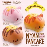 ibloom Nyan Pancake Cat Cute Slow Rising Jumbo Squishy Toy Pillow (Pink Strawberry Scented 5.9 Inch) [Kawaii Squishies for Party Favors Stress Balls Birthday Gifts for Kids Girls Boys Adults]