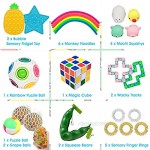 Sensory Fidget Toys Set 26 PCS Fidget Pack Relieves Stress and Anxiety for Kids Adults Special Toy for Birthday Favors Party Children's Day Gift School Classroom Rewards Prizes
