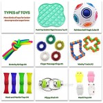 Sensory Fidget Toys Set Push pop pop Bubble pop It Fidget Toy Autism Special Needs Stress Reliever Anxiety Relief Toys Extrusion Bubble Fidget Sensory Toy Multicolor(22 Pack)
