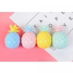 Stress Relief Squishy Toy Pineapple Fruit Miniature Squishies Fidget Stress Ball Squeeze Balls for Adults and Kids with Anxiety Autism (Random Colors)