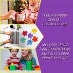 Tesalate Push its Bubble pops Cheap dimple Cool Cute Fun Digits Fidget Sensory Puzzle Cube Toys Set Pack of 6 Pices for Kid Adult Gift Autism ADHD asmr Autistic Anxiety Stress Relief