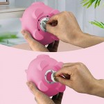 Cargooy Piggy Bank Super Cute Unbreakable Plastic Money Bank Coin Bank for Kids Girls and Boys Safe Piggy Banks for Birthday Easter Children's Day Christmas Thanksgiving (Pink)