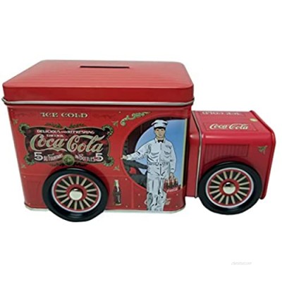 Coca Cola Replica Truck Tin Bank