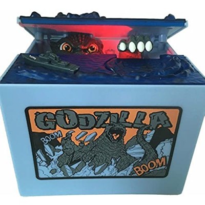 Cool Musical Godzilla Bank Automatic Stealing Coin Dinosaur Monster Electronic Money Bank Godzilla Piggy Bank Boys Birthday Toy Gifts