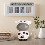 Cute Cow Coin Bank Unbreakable Piggy Bank for Decorations and Toys Birthday Gifts for Boys&Girls-Slot Machines for Adults