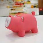 DomeStar Cute Pig Piggy Bank Pink Pig Bank Toy Coin Bank Decorative Saving Bank Money Bank Adorable Pig Figurine for Boy Girl Baby Kid Child Adult Pig Lover