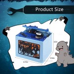 Electronic Stealing Coin Box Piggy Bank TNOIE Godzilla Monster Dinosaur Bank Toy Musical Moving Stealing Money Bank Anime Gift for Boys Girls Kids