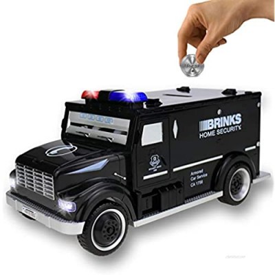 Kids Money Bank Yoego Electronic Piggy Banks  Great Gift Toy for Kids Children  Cool Armored Car Bank Password Coin Bank  Perfect Toy Gifts for Boys Girls (Black)