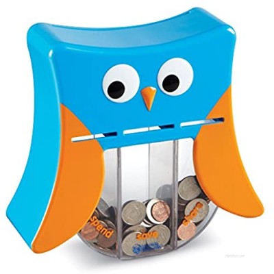 Learning Resources Wise Owl Teaching Bank  Money Toy  Save Spend Give Bank  Ages 3+