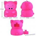 Lefree Money Bank Cartoon Pig Coin Bank for Kids Adult Children Electronic Large Piggy Bank Fun Toy Creative and Useful Present