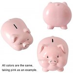 PIG WORLD Ceramics Pig Piggy Bank for Boys and Girls Girls Adult Gift Savings Money Kids Décor Keepsake (Pink)