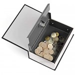Powstro Piggy Bank Digital Counting Coin Bank Creative Large Money Saving Box Jar Bank LCD Display Coins Saving Gift (Book Safe)