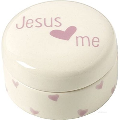 Precious Moments  Jesus Loves Me  Ceramic Trinket Box  Girl  164466