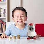 XY-WQ Piggy Bank for Boys - Personalized Unbreakable Plastic Kids Toys Child's Shatterproof Money Bank