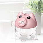 Younion Piggy Bank for Kids Digital Counting Coin Bank Automatic Coin Counter Totals All U.S. Coins Money Saving Jar with LCD Display Pink